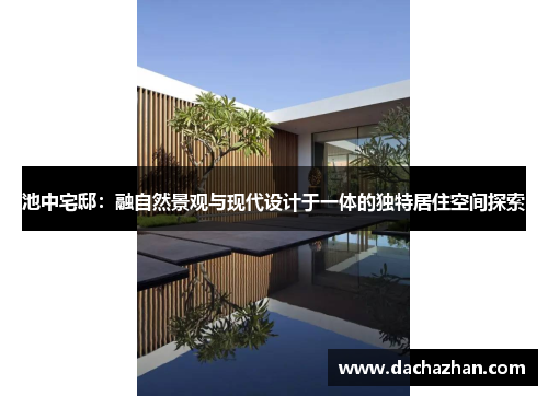 池中宅邸：融自然景观与现代设计于一体的独特居住空间探索